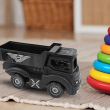 Friction Powered Dumper Toy Truck For Kids | With Opening Container Feature | Strong & Durable Plastic Material | Indoor & Outdoor Play Birthday Gift for Baby Boys & Girls (1 Pc)