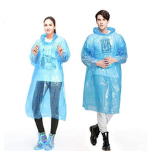 Plastic pocket-sized raincoat, reusable for any weather