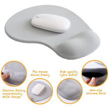 Multi-colored silicone mouse pad with gel insert