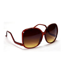 Round polarized sunglasses with full rim, angled view