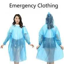 Compact reusable raincoat, free size fits all