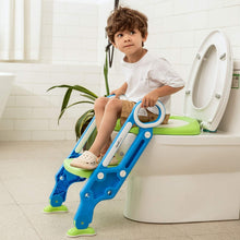 2-in-1 foldable potty seat with training ladder