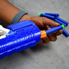 Target shooting gun with foam bullets.