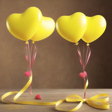 Heart shaped balloons Kinds of Rainbow Party Latex Balloons for Birthday / Anniversary / Valentine's / Wedding / Engagement Party Decoration Multicolor (20 Pcs Set)