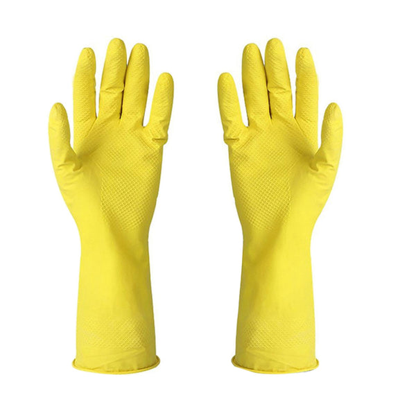 Multipurpose rubber cleaning gloves, reusable and durable