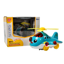 Electronic toy plane with lights