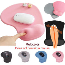 Multi-colored silicone mouse pad with gel padding