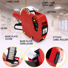 Compact and portable price tag gun for retail use.