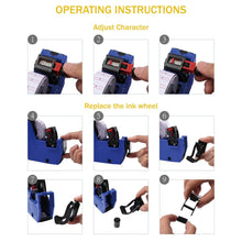 Price labeller gun with clear labeling options.