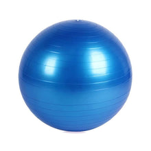 Heavy-duty anti-burst gym ball in multicolor.