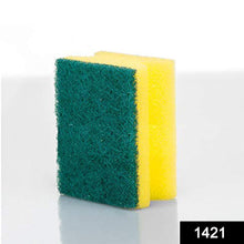 Kitchen and sink scrub sponge, 2 in 1 cleaning pad