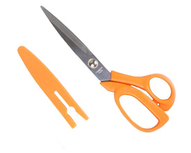 Stainless steel scissors with cover, 8 inch