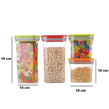 Plastic storage containers with wide mouths for easy access