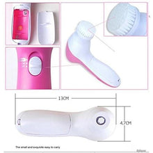 Adjustable 5-in-1 massager for face and body.