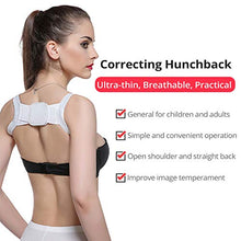 Adjustable posture correction band for daily use.