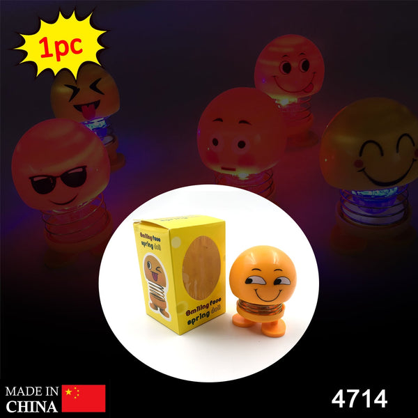 LED emoji doll for car dashboard.