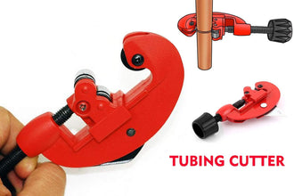 Tubing pipe cutter with detailed view