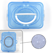 Plastic egg box with 36 grids and a 3-layer design, suitable for keeping eggs fresh in the fridge