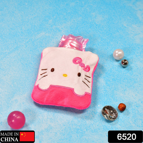 Pink Hello Kitty Small Hot Water Bag with Cover for Pain Relief