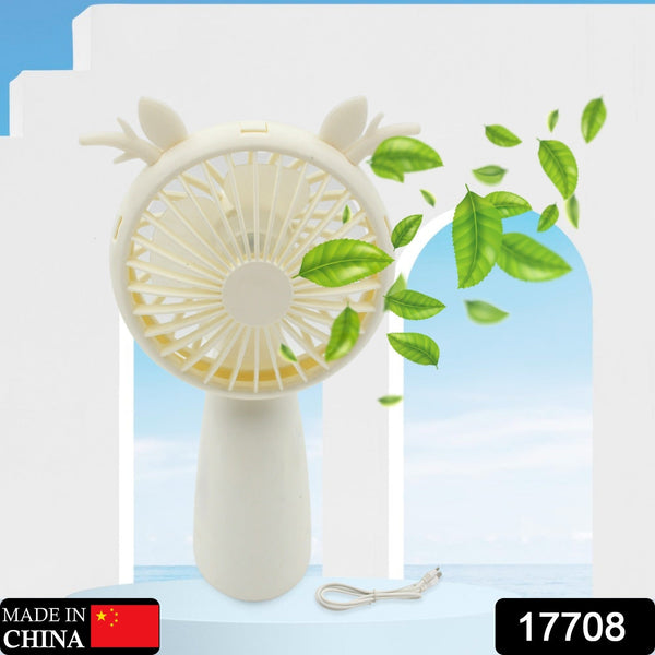 Mini USB Handheld Fan, Portable Rechargeable Mini Fan for Home, Office, Travel and Outdoor Use (1 Pc)