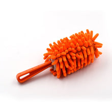 Microfiber brush for cleaning and removing stains from cups and mugs