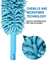 Flexible microfiber fan cleaning tool