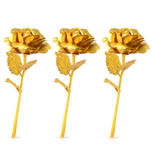 Golden rose for decoration