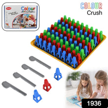 Plastic Color Crush Game Board, A Puzzle Game, Challenge's Educational Board Game's, Game for Kids & Adults, Birthday Gift (1 Set)