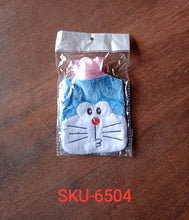 Small hot water bag with Doremon design for cramps and pain