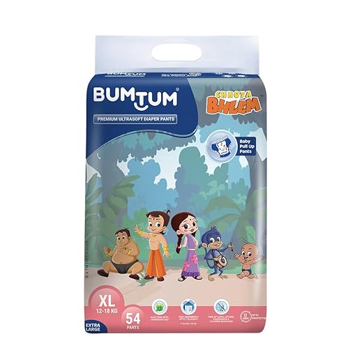 Bumtum Premium Ultrasoft Diaper Pants Large XL 54 Pants