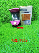 Wall mounted box for cereals, 1100 ml, assorted colors.