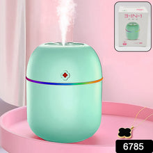 Portable Lighting Mini Humidifier, USB Personal Desktop Air Humidifier for Baby Bedroom Travel Office Home with Light, Cool Mist Humidifier, Essential Oil Diffusers, Cool Mist Humidifiers (250 ML)